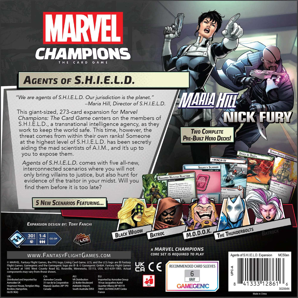 Marvel Champions Agents of S H I E L D Expansion Roleplaying Game 3