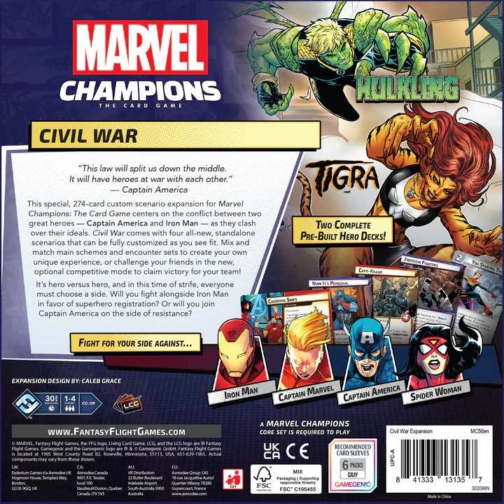 Marvel Champions: The Card Game Civil War 5