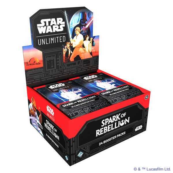 Star Wars: Unlimited Spark of Rebellion Booster Display