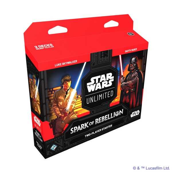 Star Wars: Unlimited Spark of Rebellion Two-Player Starter