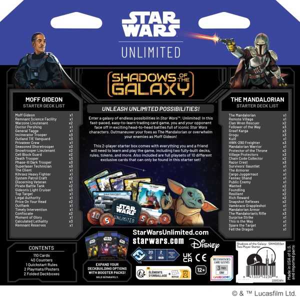 Star Wars: Unlimited Shadows of the Galaxy Two-Player Starter