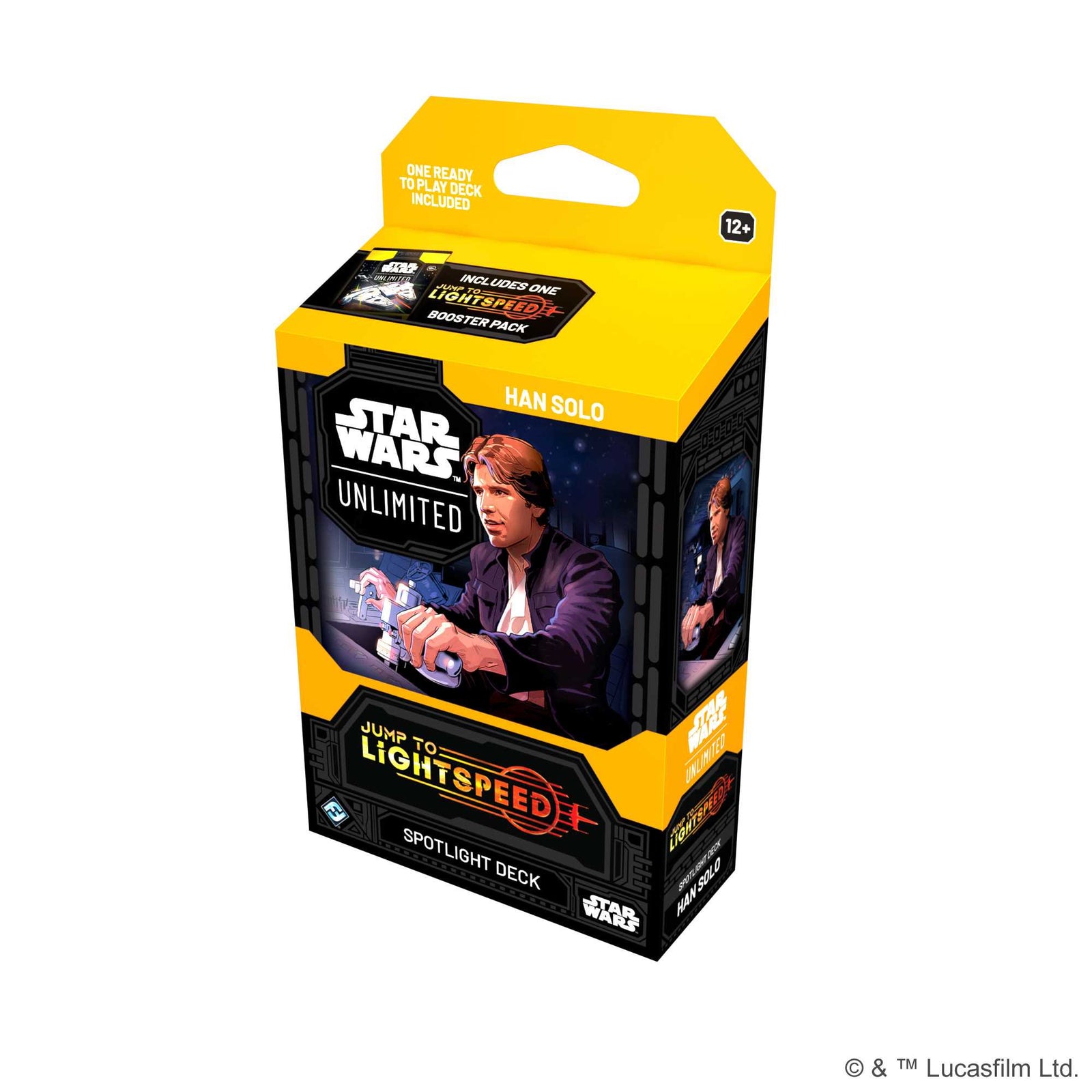 Star Wars Unlimited Spotlight Deck Han Solo and Boba Fett Jump to Lightspeed Set 4 Display Trading Card Game by Fantasy Flight 2