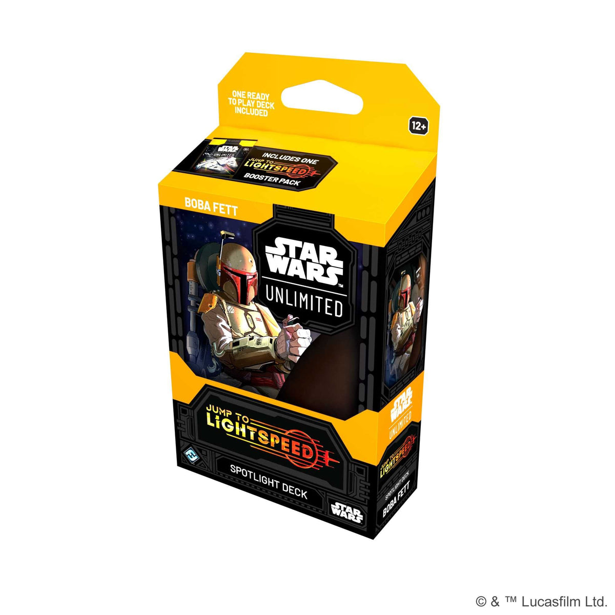 Star Wars Unlimited Spotlight Deck Han Solo and Boba Fett Jump to Lightspeed Set 4 Display Trading Card Game by Fantasy Flight 3