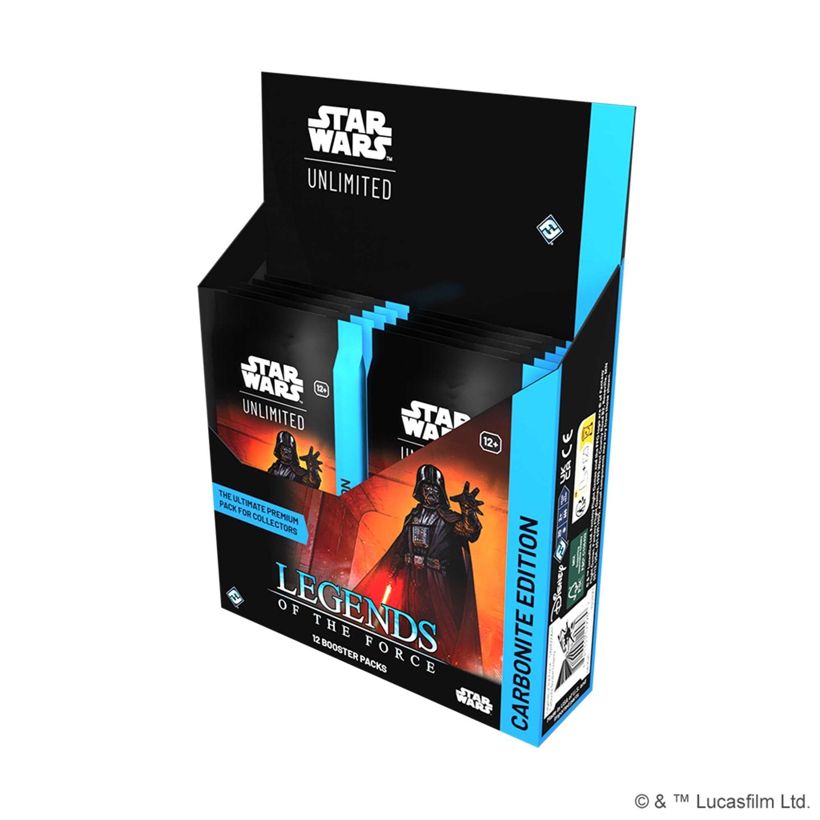 Star Wars Unlimited Legends of the Force Carbonite Booster Display 12 2