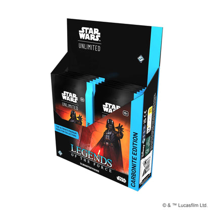 Star Wars Unlimited Legends of the Force Carbonite Booster Display 12 2