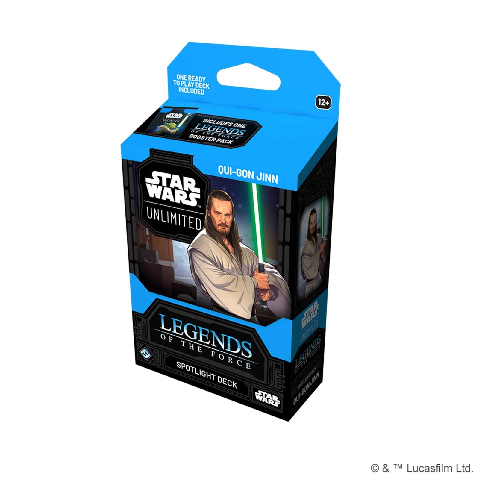Star Wars Unlimited Spotlight Deck Darth Maul and Quigonjinn Legends of the Force Display 2