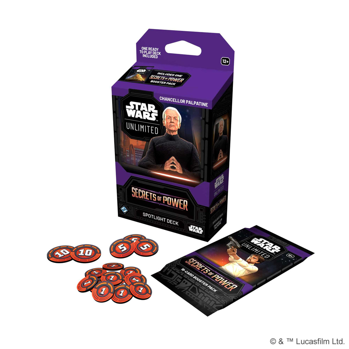 Star Wars Unlimited Secrets of Power Spotlight Deck Display 6 Trading Card Game by Fantasy Flight 5