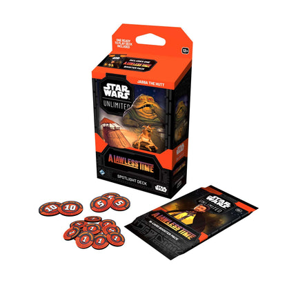 Star Wars Unlimited A Lawless Time Spotlight Deck Display 6 Jabba and Leia Trading Card Game by Fantasy Flight 5
