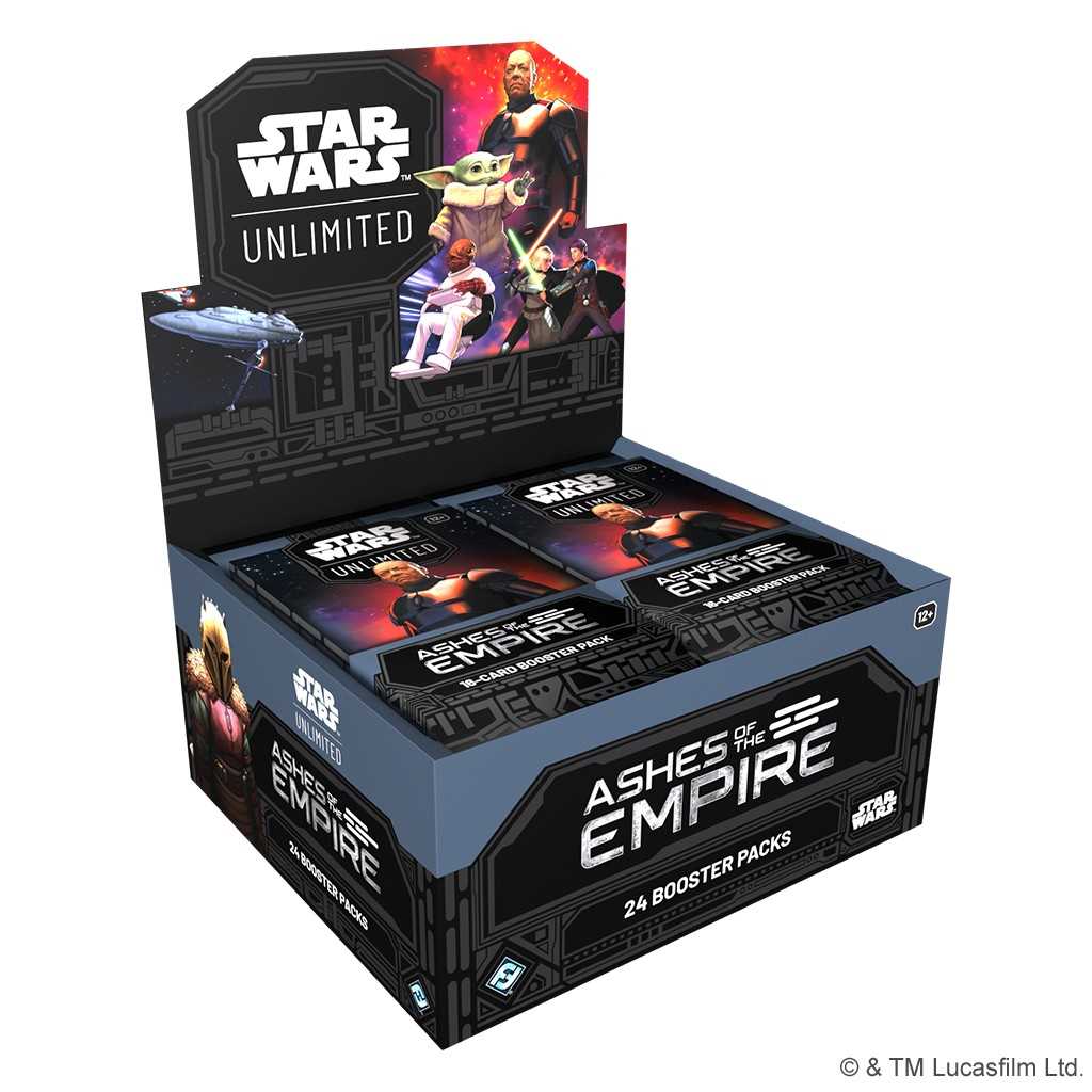 Star Wars Unlimited Ashes of the Empire Booster Display Card Game Expansion
