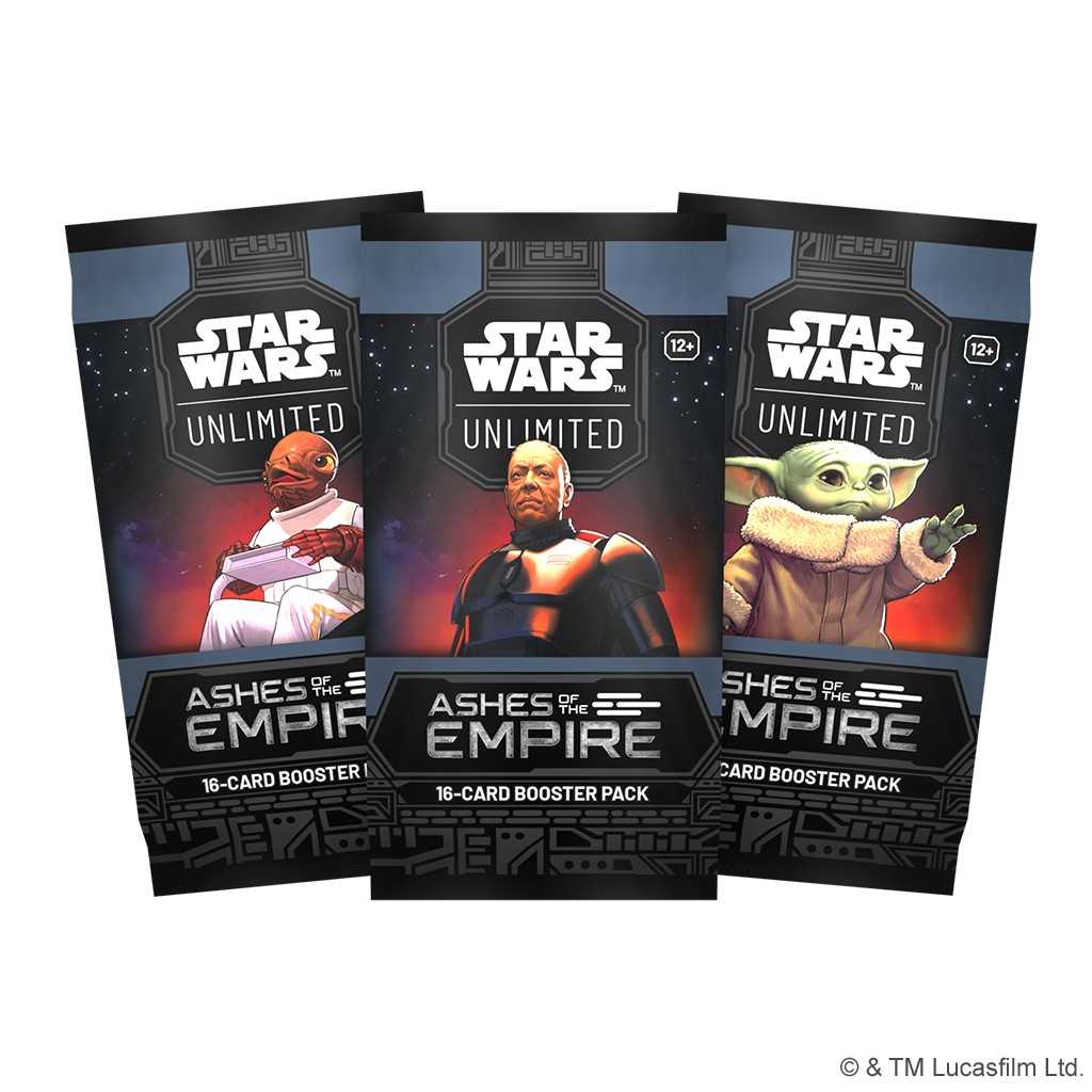 Star Wars Unlimited Ashes of the Empire Booster Display Card Game Expansion