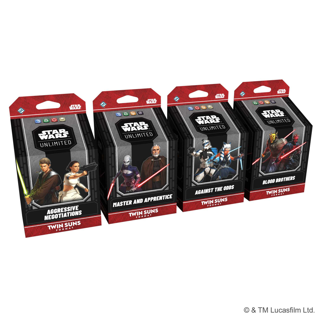 Star Wars Unlimited Twin Suns Deck Display 4 Trading Card Game by Fantasy Flight 3
