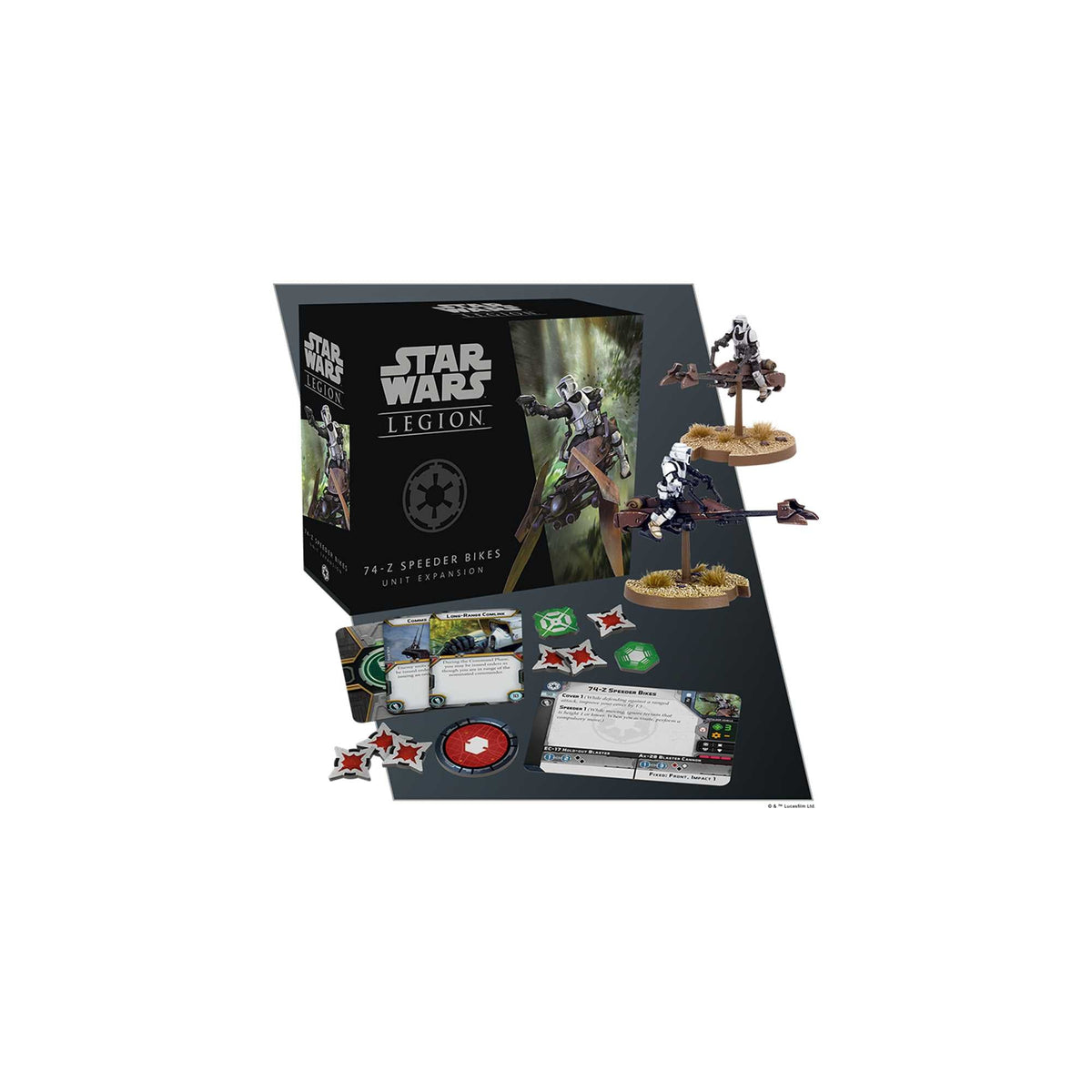 Star Wars: Legion - 74-Z Speeder Bikes Unit Expansion 2