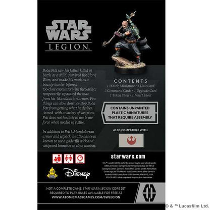 Star Wars Legion Boba Fett Daimyo Operative Expansion Miniatures Game 4