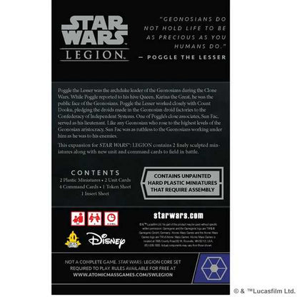 Sun Fac & Poggle the Lesser Commander Expansion: Star Wars Legion 2