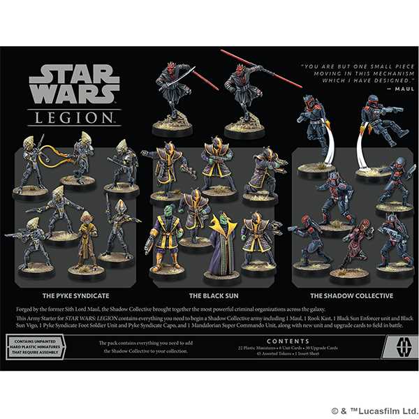 Star Wars Legion: Shadow Collective Mercenary Starter 6