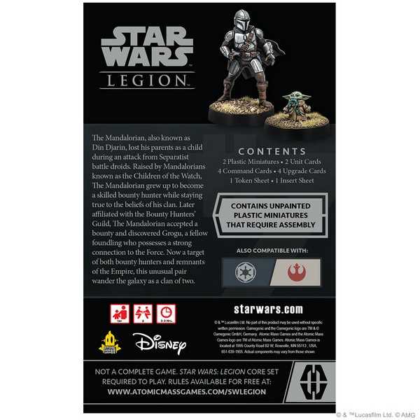 Star Wars Legion: Din Djarin & Grogu Operative Expansion 3