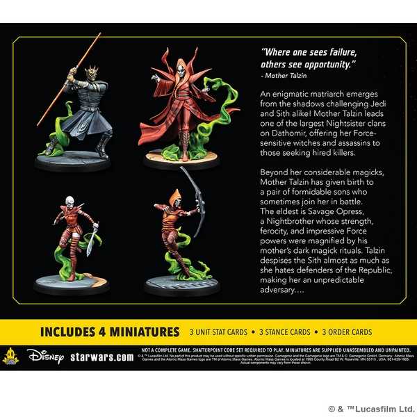 Star Wars Shatterpoint: Witches of Dathomir (Mother Talzin) Squad Pack 2
