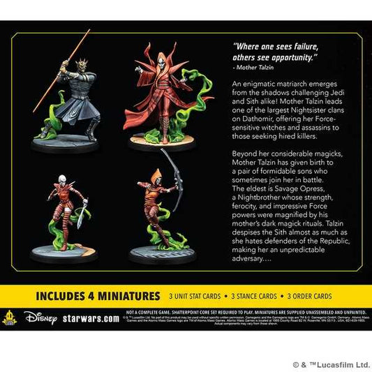 Star Wars Shatterpoint: Witches of Dathomir (Mother Talzin) Squad Pack 2