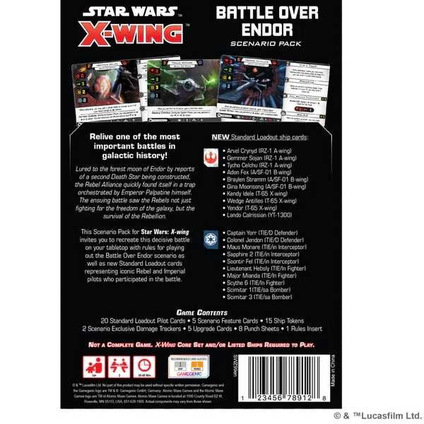 Battle Over Endor: Star Wars X-Wing Scenario Pack 2