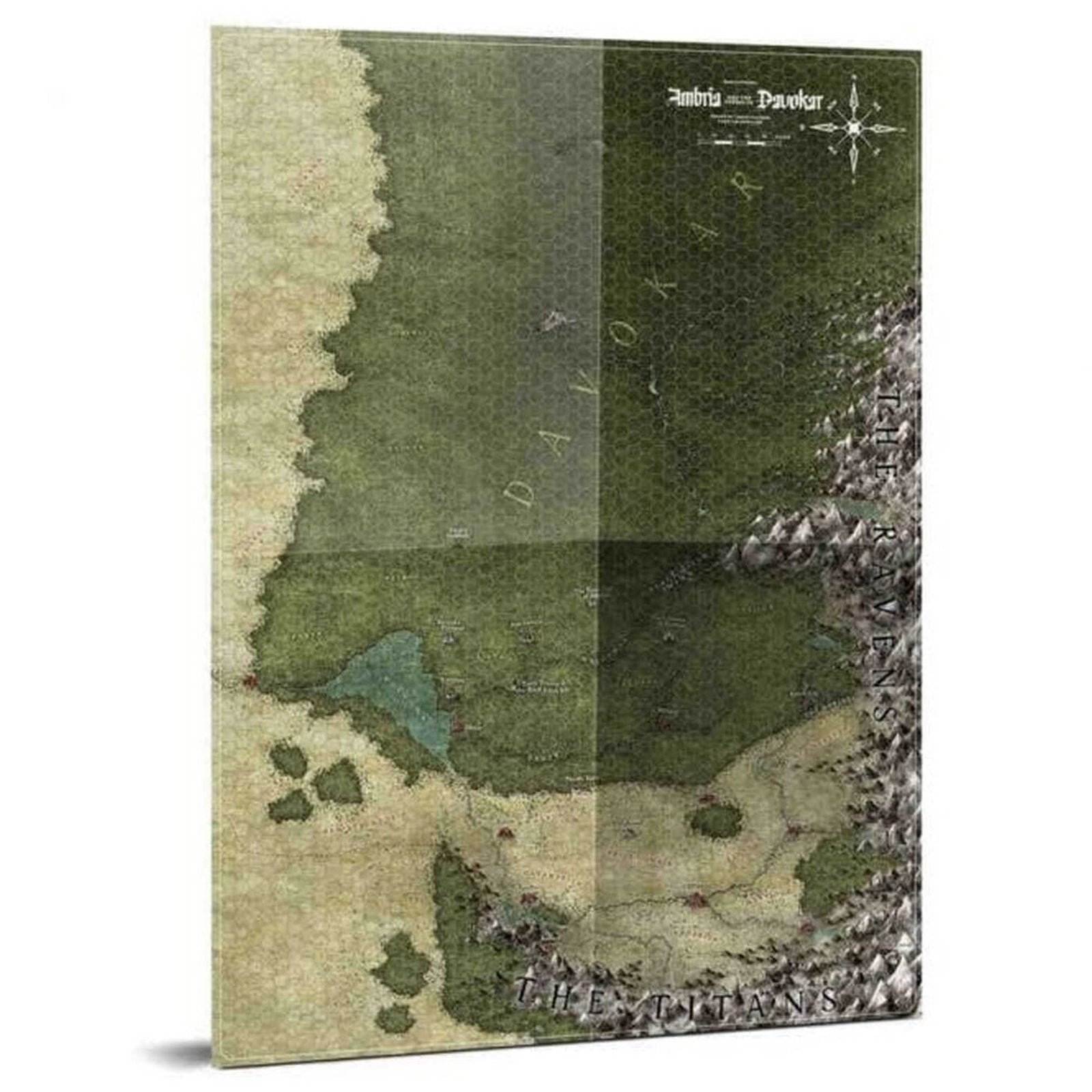 Symbar and Davokar Hex Map: Symbaroum RPG 1