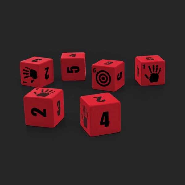 The Walking Dead Universe RPG Core Stress Dice Set by Free League 1