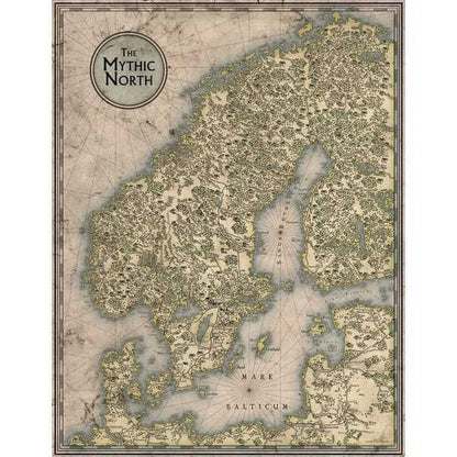 Vaesen Nordic Horror GM Screen and Map Roleplaying Game by Free League 2