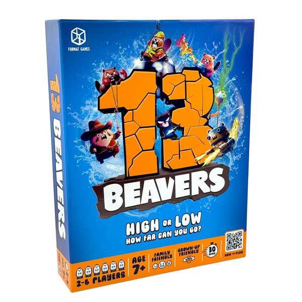 13 Beavers Family Board Game Ages 7+ 2-6 Players 1