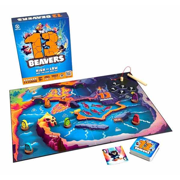 13 Beavers Family Board Game Ages 7+ 2-6 Players 2