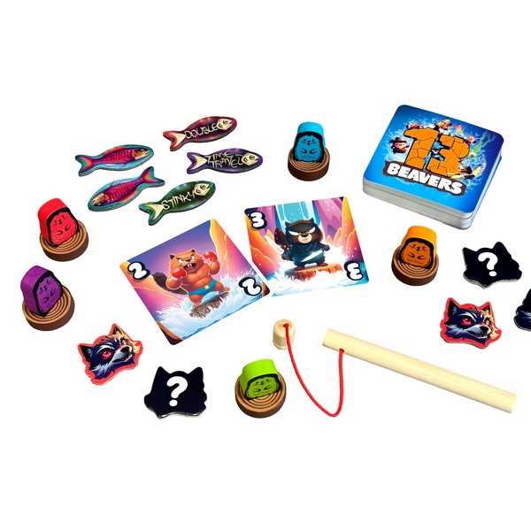13 Beavers Family Board Game Ages 7+ 2-6 Players 6
