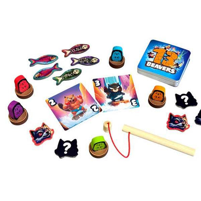 13 Beavers Family Board Game Ages 7+ 2-6 Players 6