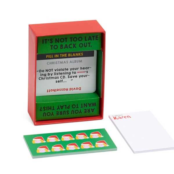 Christmas Karen Bluffing Party Game by TV and Radio Personality Matt Edmondson