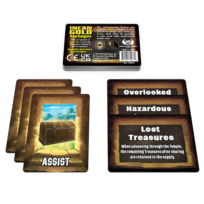 Incan Gold Recovering The Ancient Artifacts 2024 Edition with New Dangers Expansion 4