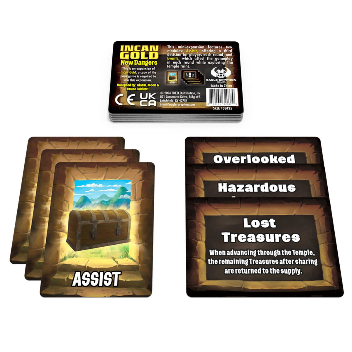 Incan Gold: New Dangers Expansion 1