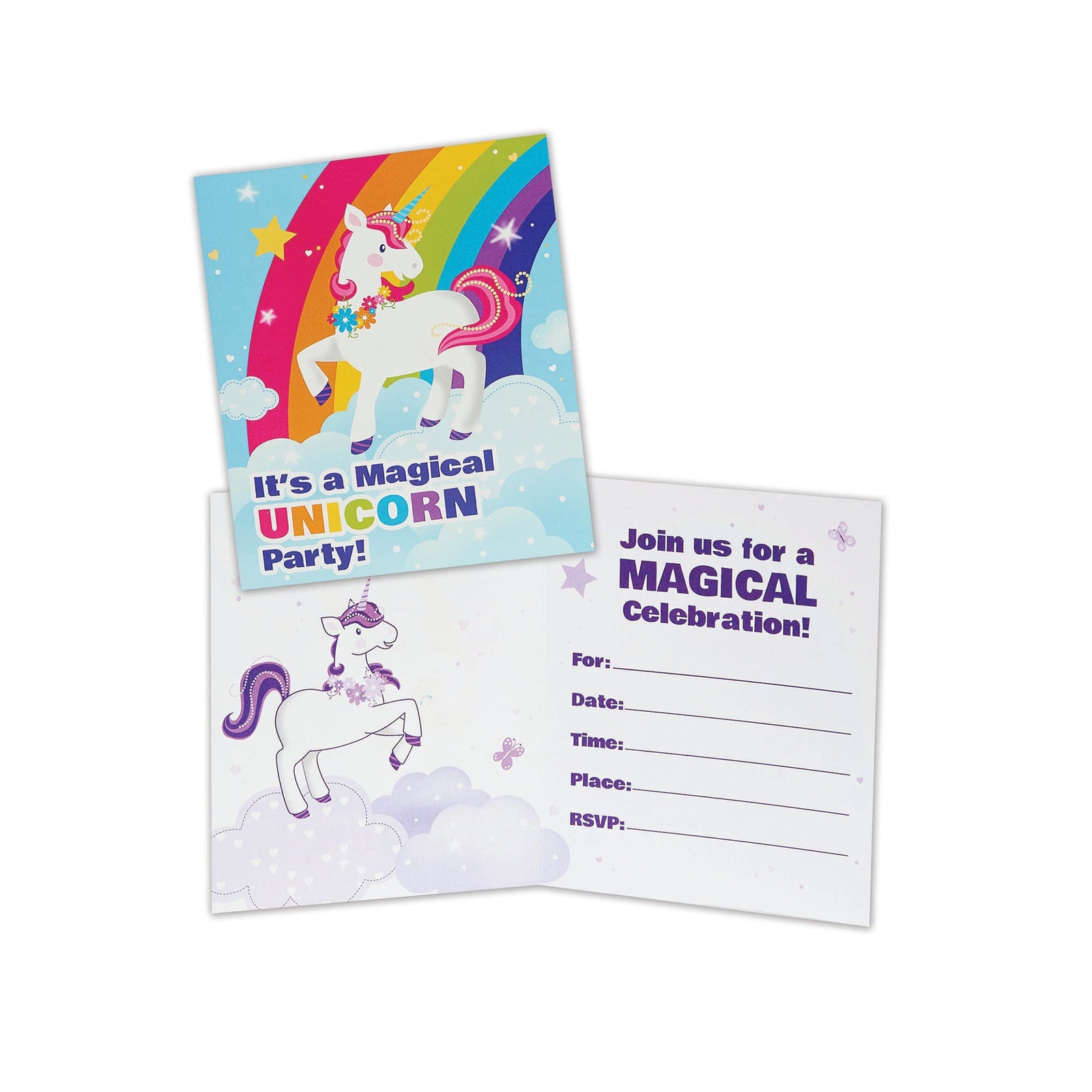 Fairytale Unicorn Invitations Perfect Party Accessories 1