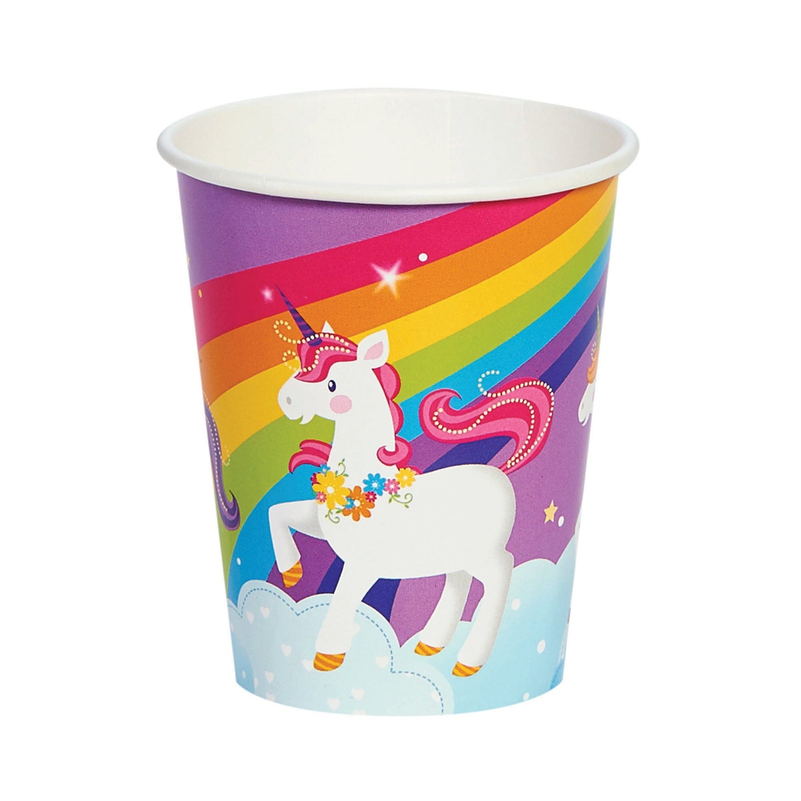 Fairytale Unicorn Paper Cups 266ml Party Decoration 1