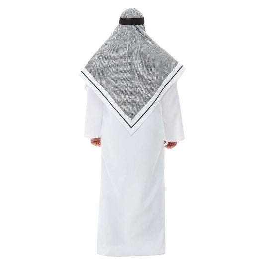 Fake Sheikh Deluxe Costume Adult White 2