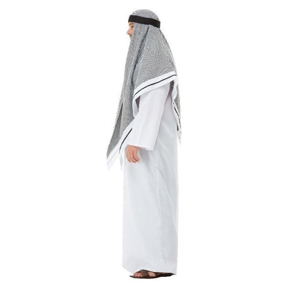 Fake Sheikh Deluxe Costume Adult White 3
