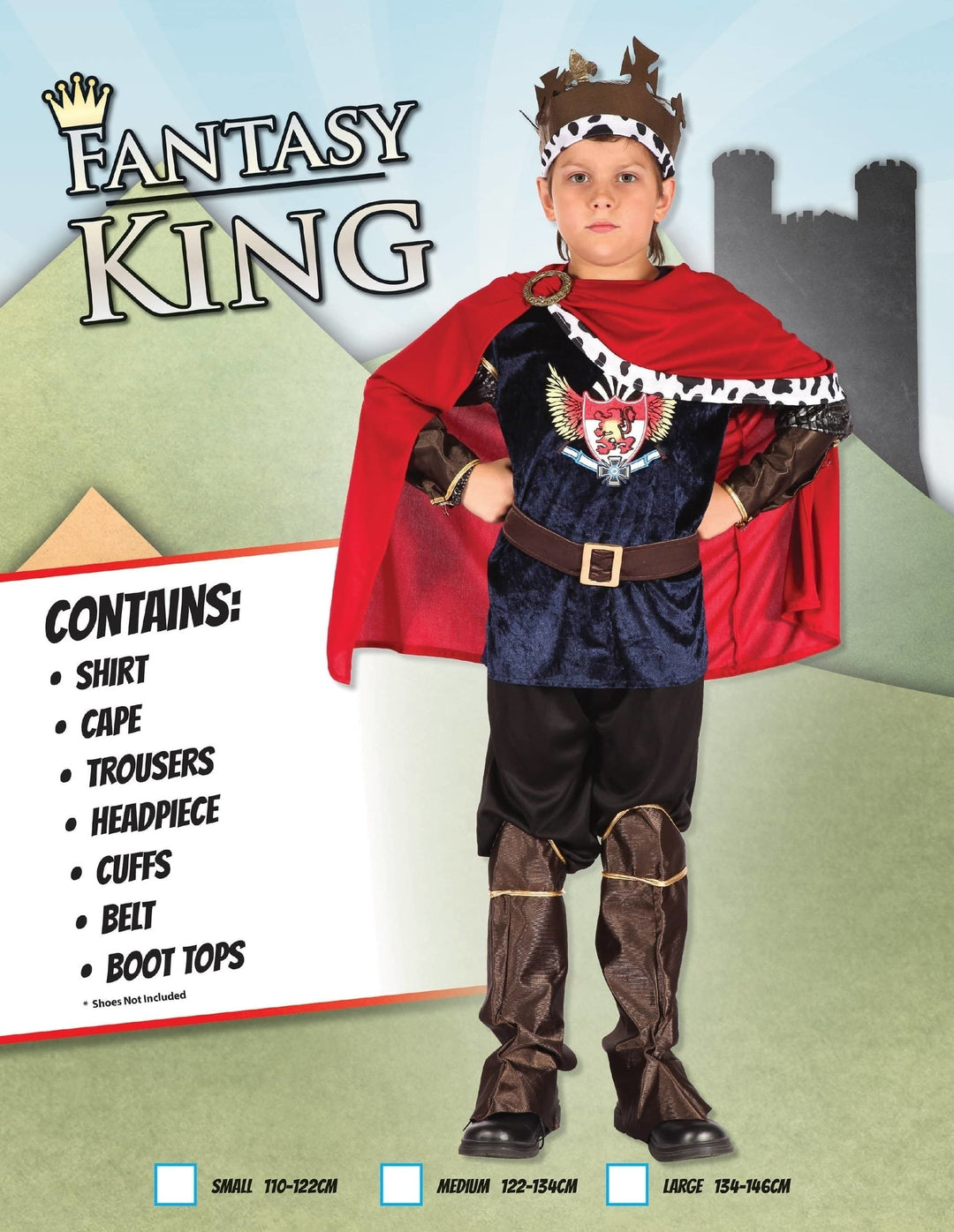 Fantasy King Childrens Costume_1