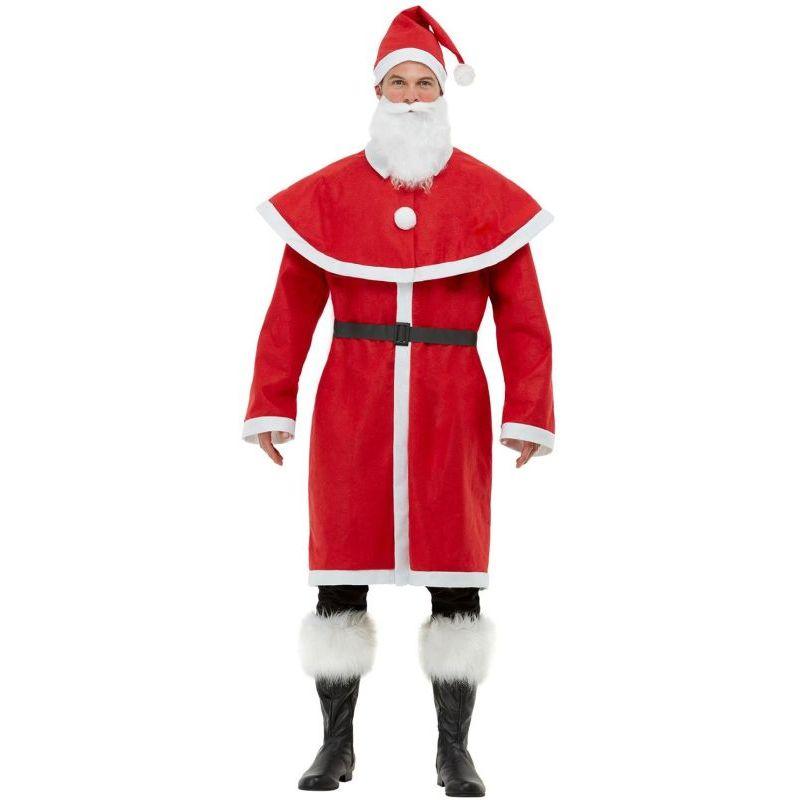 Father Christmas Santa Costume Adult Red_1