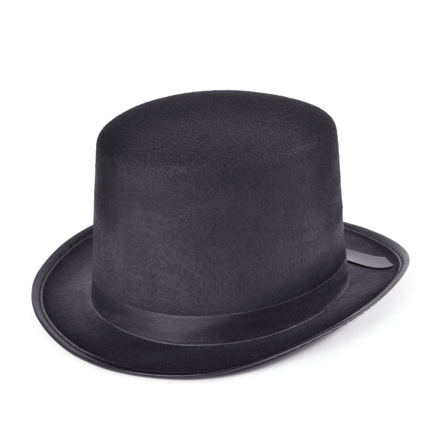 Felt Black Top Hat Victorian Costume Accessory_1