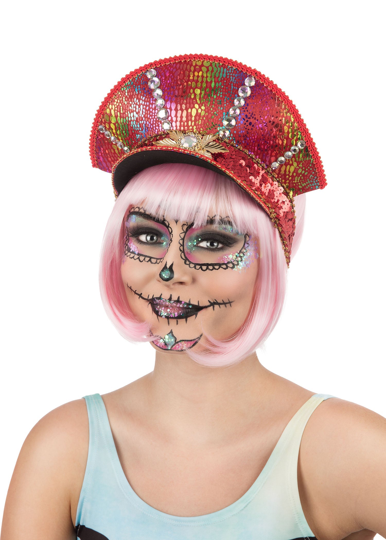 Festival Military Hat Pink Party 1