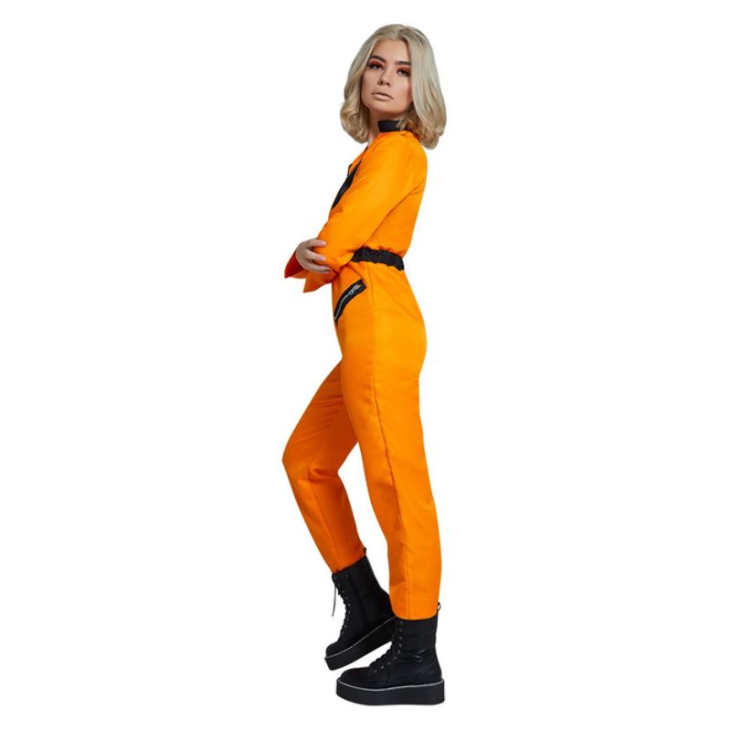 Fever Astronaut Costume Orange Adult 3