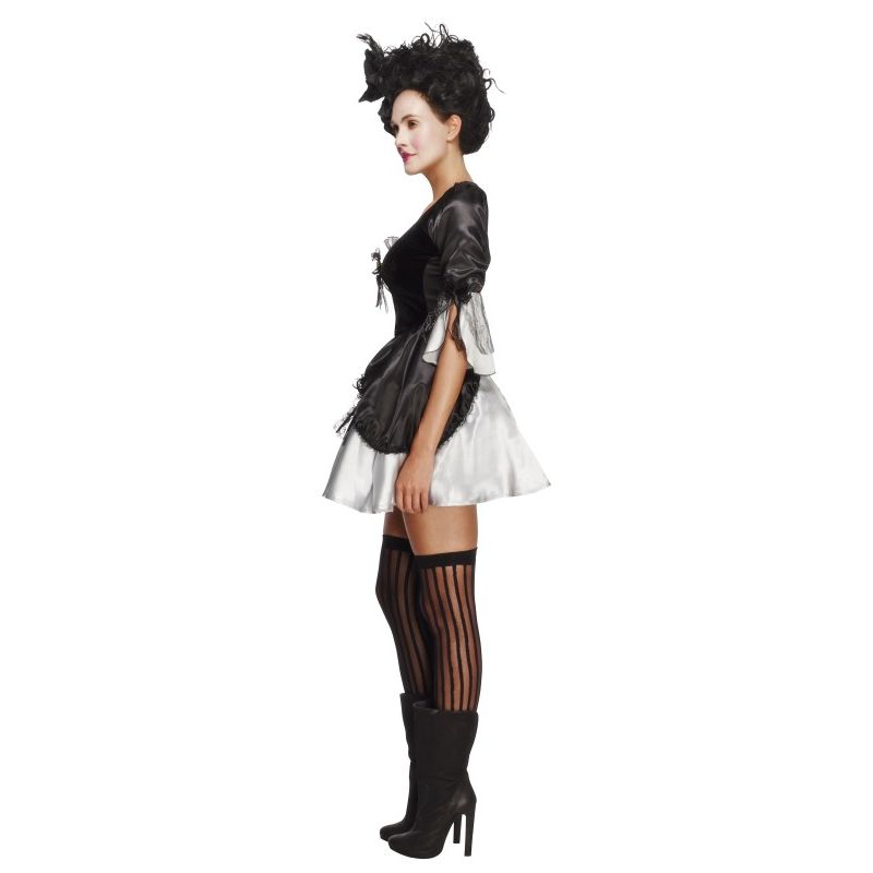 Fever Baroque Fantasy Costume Black Adult 3