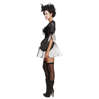 Fever Baroque Fantasy Costume Black Adult 3