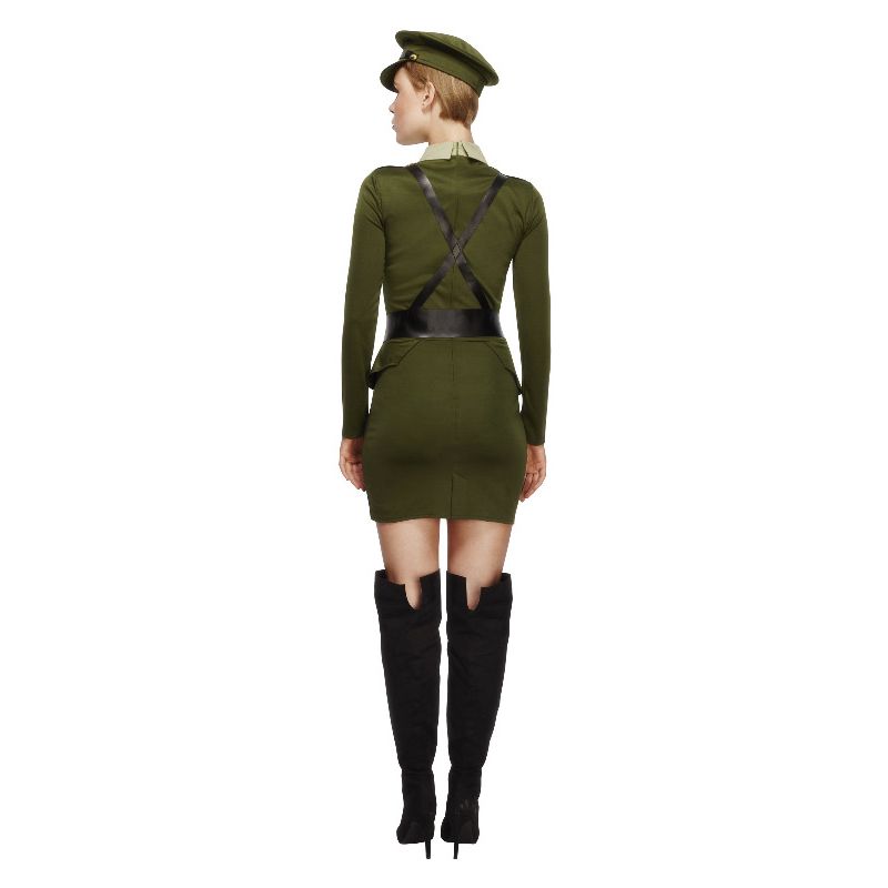 Fever Captain Costume Khaki Adult 2