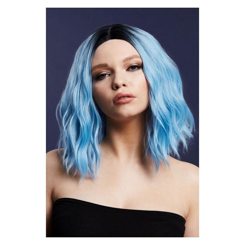 Fever Cara Wig Two Toned Blend Baby Blue 1