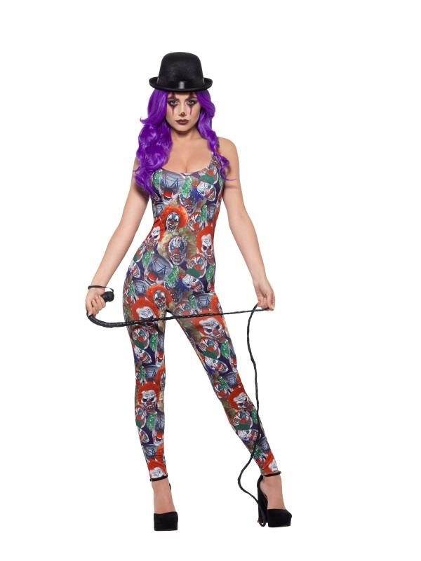 Fever Creepy Clown Costume Adult Multi 1