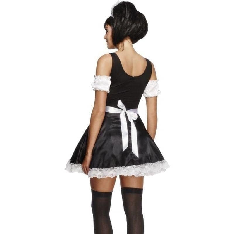 Fever Flirty French Maid Costume Adult Black White_2