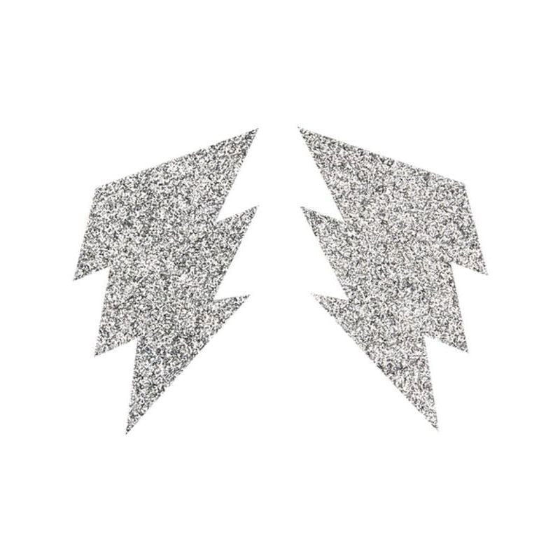 Fever Glitter Lightning Bolt Nipple Pasties 1