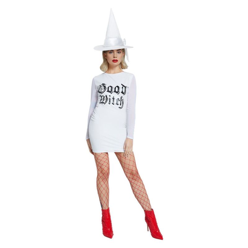 Good Witch Costume White Dress Ladies Halloween Outfit 1